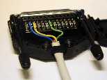 Serial plug rear (25-pins)